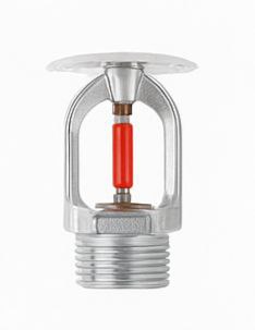 Quick Response Upright Fire Sprinkler — Chrome